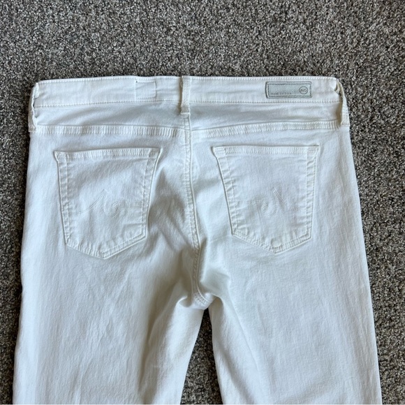 AG Adriano Goldschmied White Legging Ankle Skinny Jean, size 29, Made in USA - Picture 9 of 10